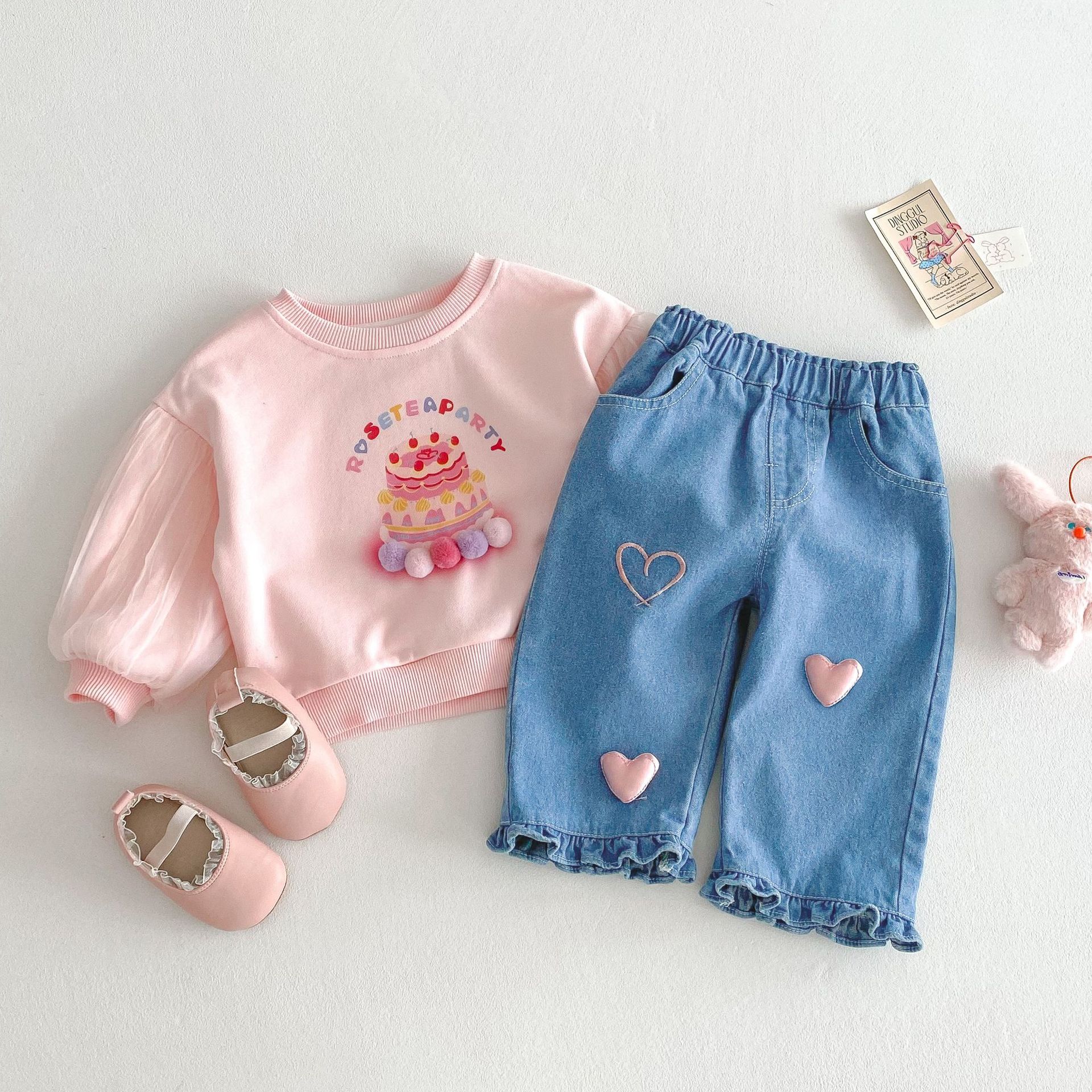 Baby Toddler 3D Heart Pants