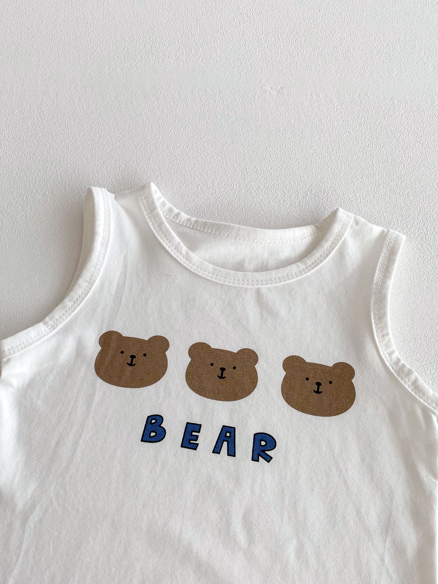 Baby 2-Piece Simple Waffle Sweatsuit Set