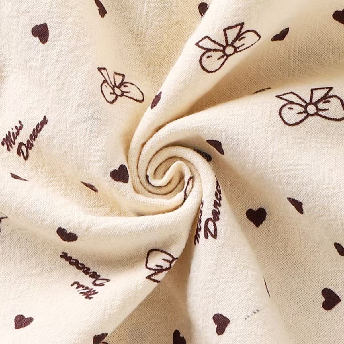 Baby Girl Love Heart Bowknots Romper with Hat