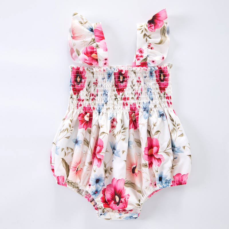 Baby Allover Flower Bodysuit 