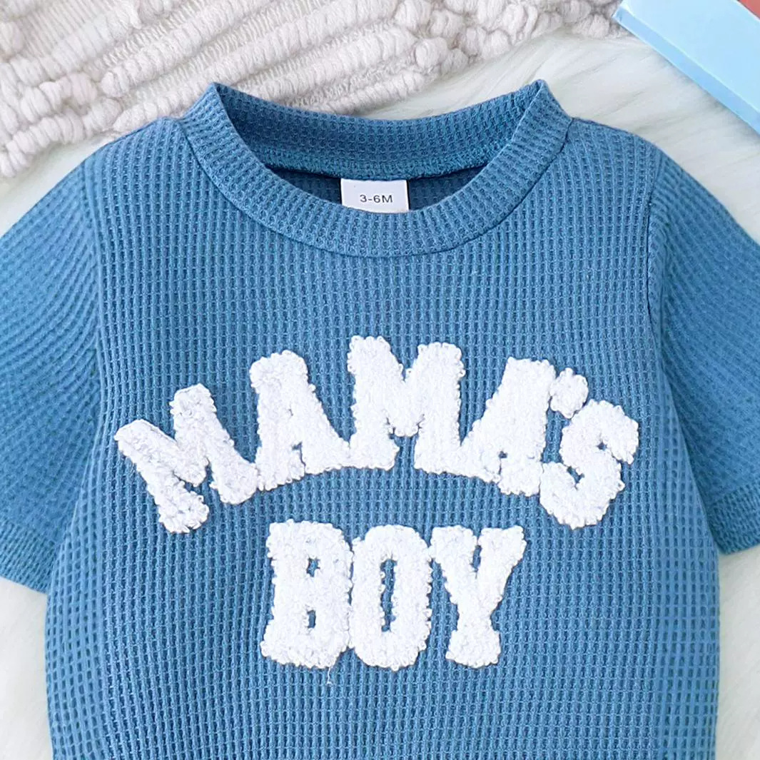 [Copy]BOO BABE Baby Embroidery 2 Pieces Set