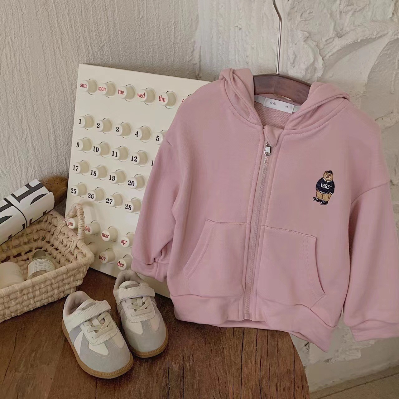 Baby Toddler Bear Cardigan Hooded Sweatshirt