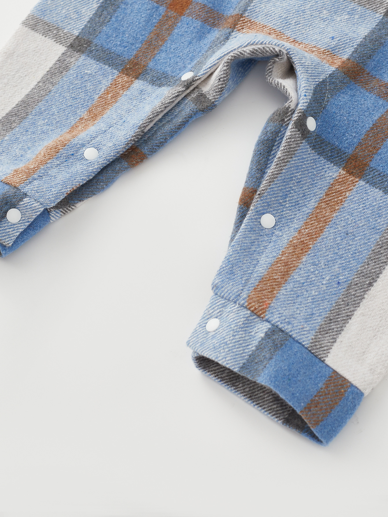 Baby Boy Plaid Romper