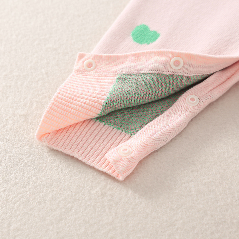 Baby Rabbit Sweater Romper