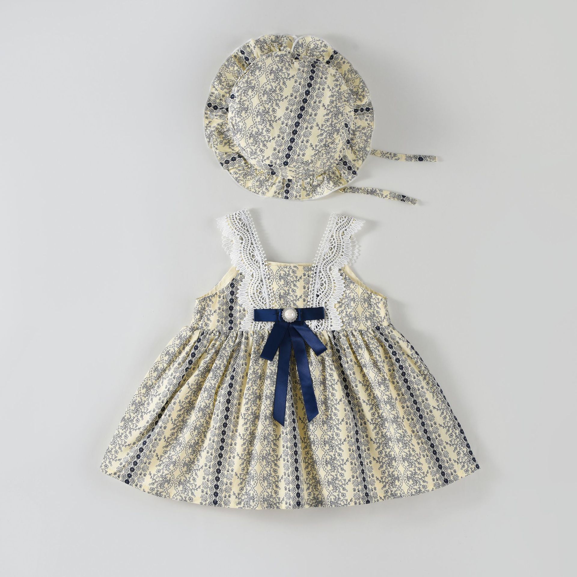 Baby Design Vintage Dress with Hat