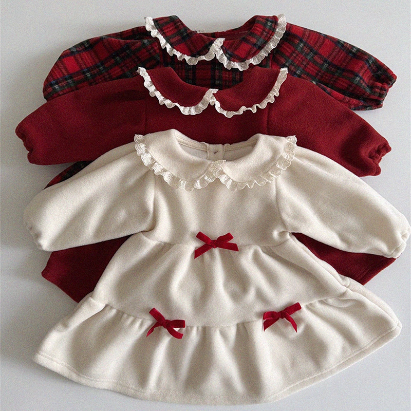 Baby Toddler Girl Bow Sweet Dress