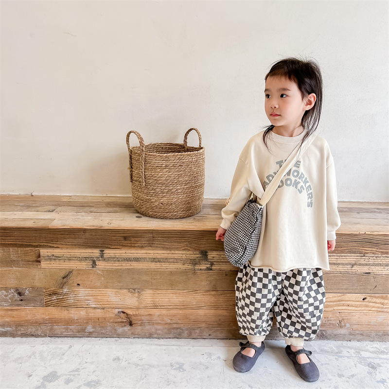 Toddler Checkerboard Casual Pants