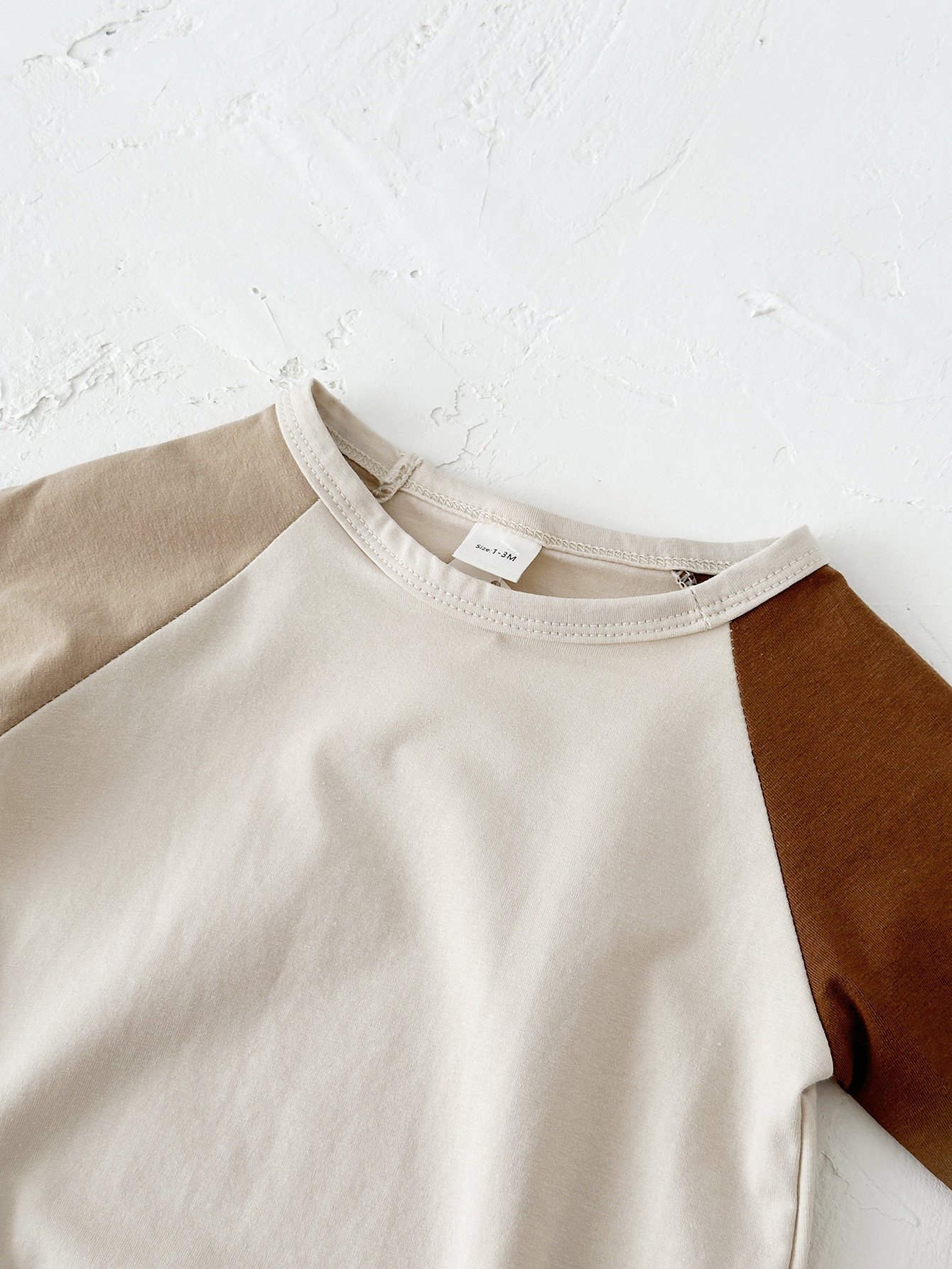 Baby Contrast Color Bodysuit