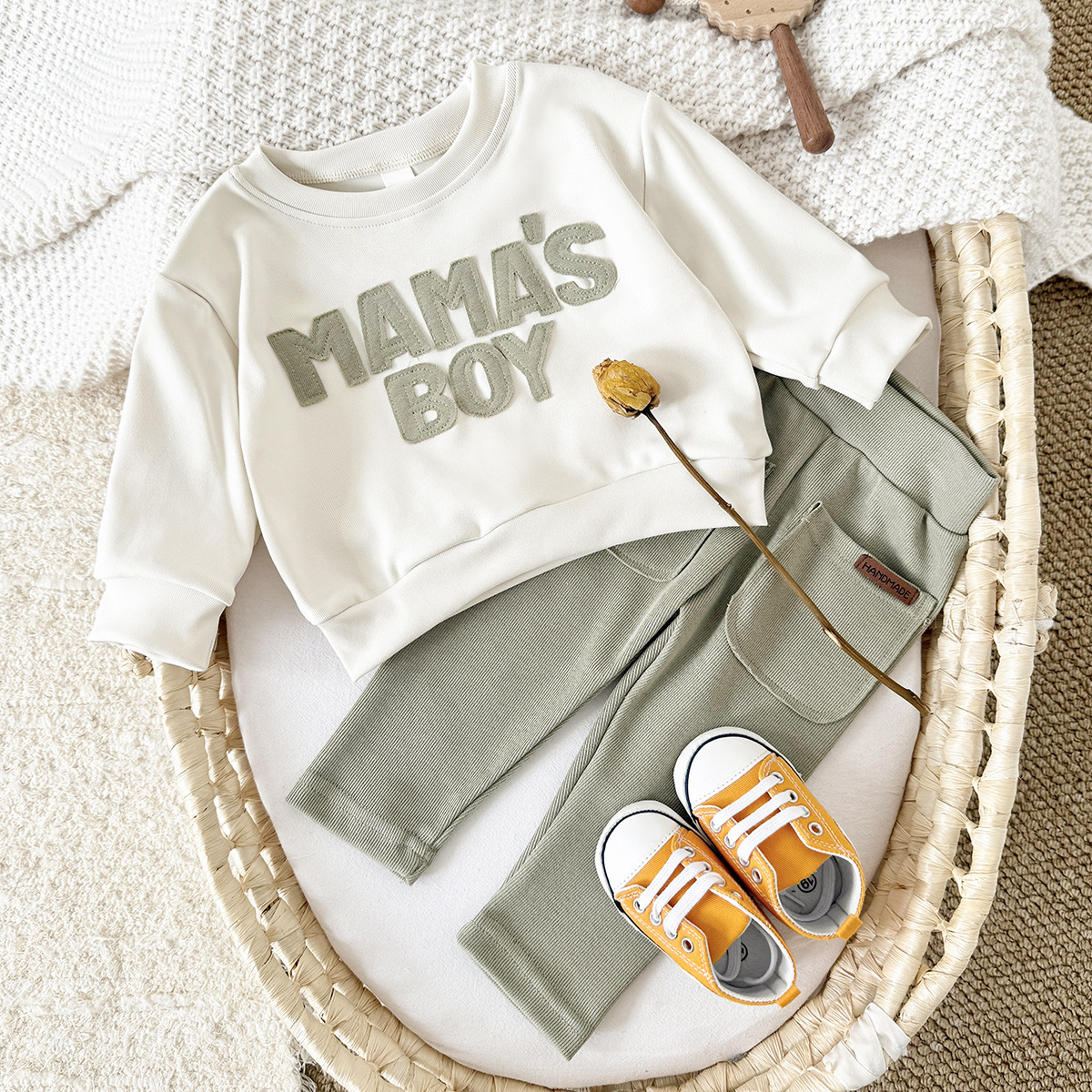 MAMA'S BOYBaby Balloon Bodysuit