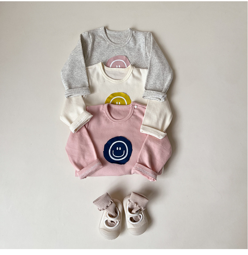 Baby Smile Face Patch Romper