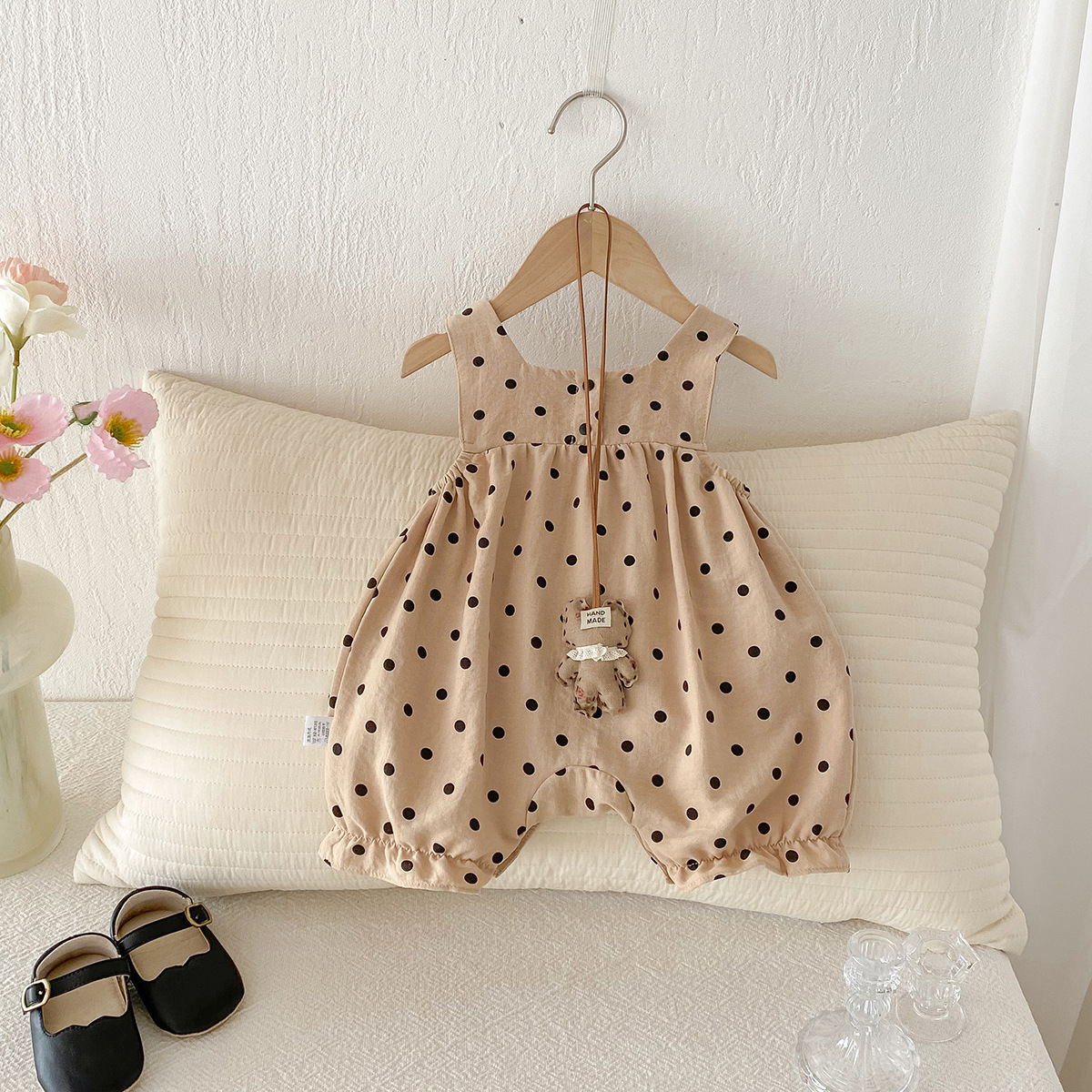 Baby Girl Polka Dot Romper