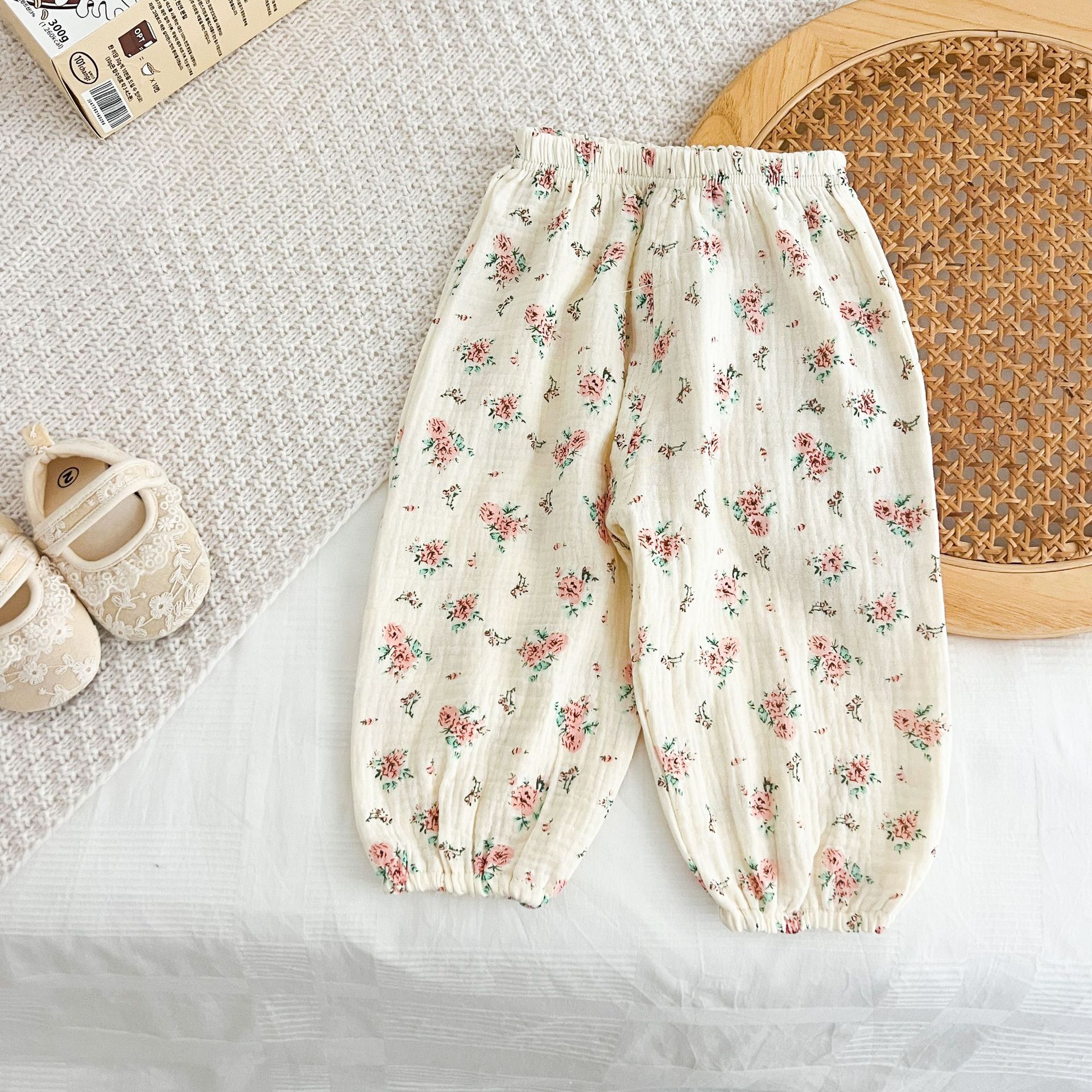 Toddler Apple Dots Florals Pants