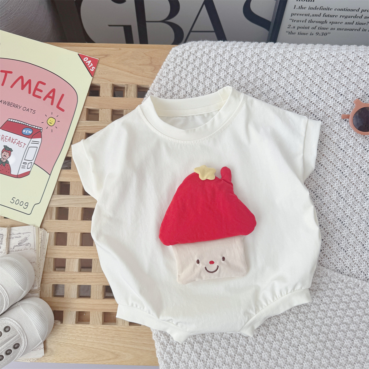 Baby Animal Flower Bodysuit