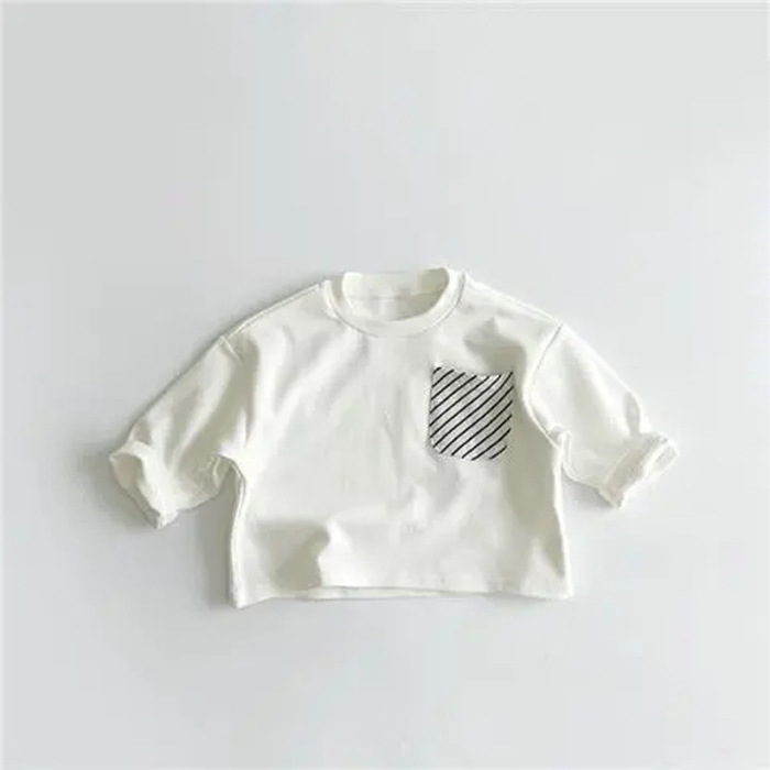 Toddler Striped Base Layer Simple T-Shirt