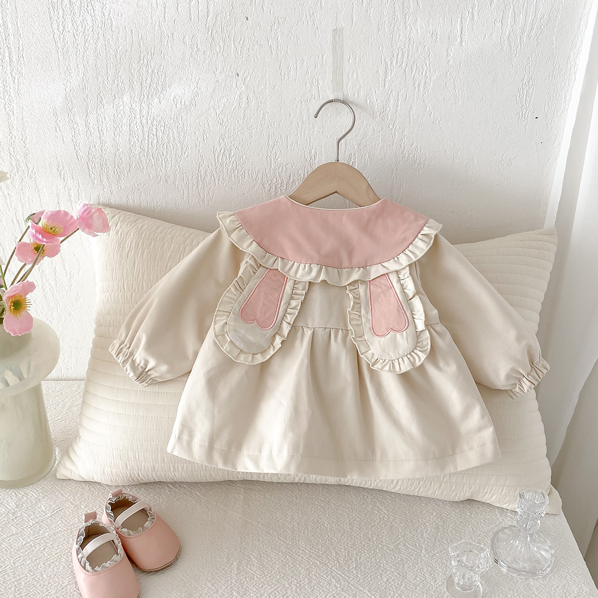 Baby 3D Bunny Lace Coat