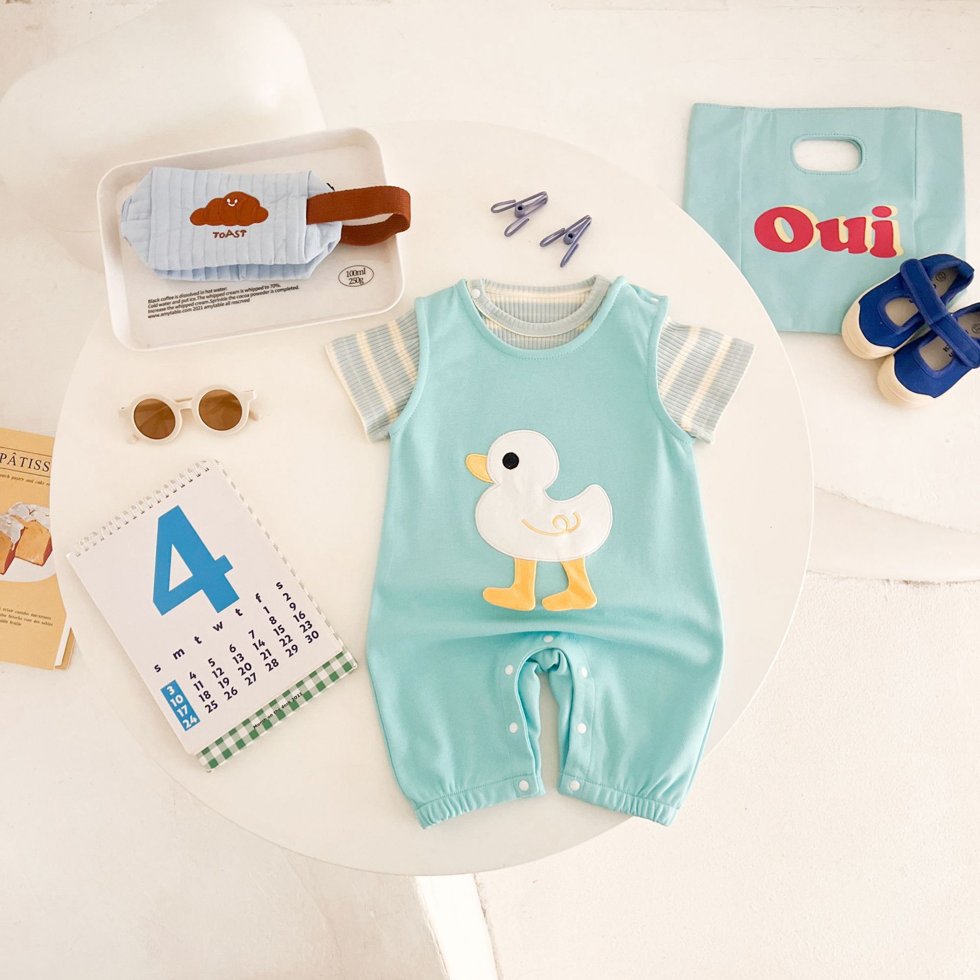 Baby Fake 2 Pieces Tomato Romper Sets