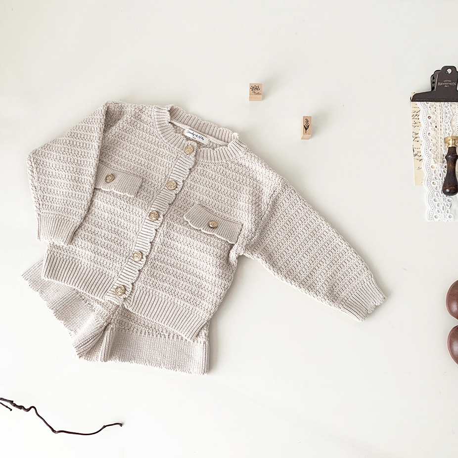Baby Toddler Girl Cardigan and Skirt Knitting Set