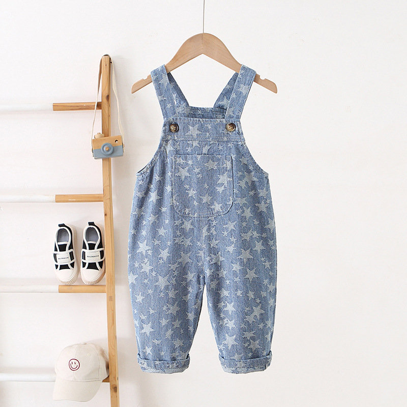 Baby Casual Star Denim Overalls
