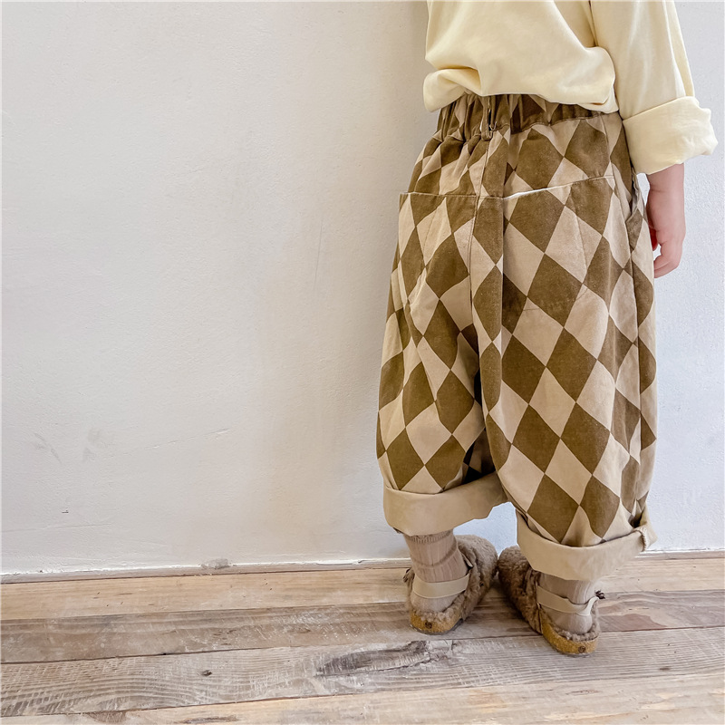 Kid Diamond Casual Denim Pants