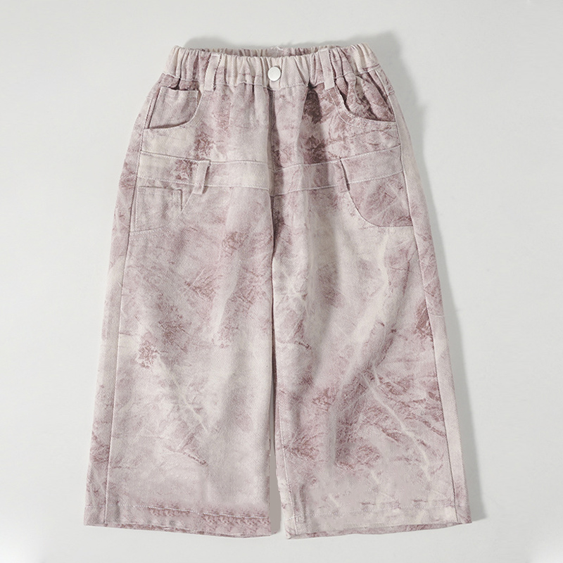 Toddler Boy Pink Tie Dye Jeans