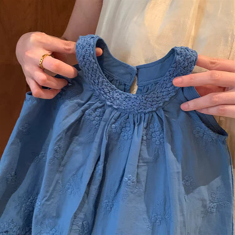 Toddler & Kids Blue Tank and Pants Set