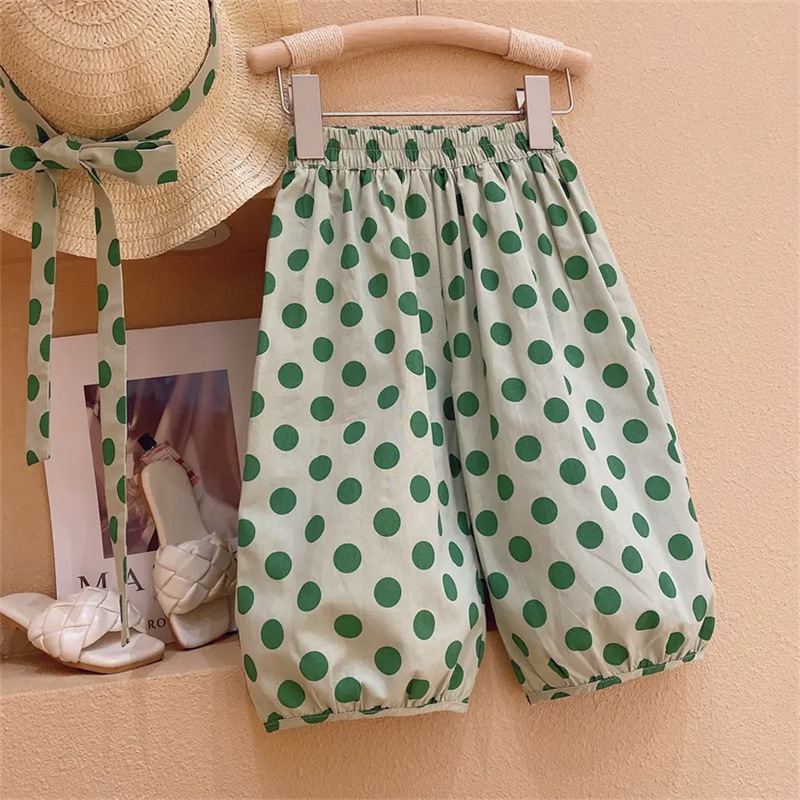 Toddler 2-Piece Green Dots Set with Hat