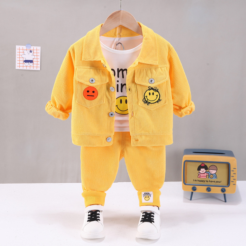 Kid Boy Smiley 2 Pieces Set