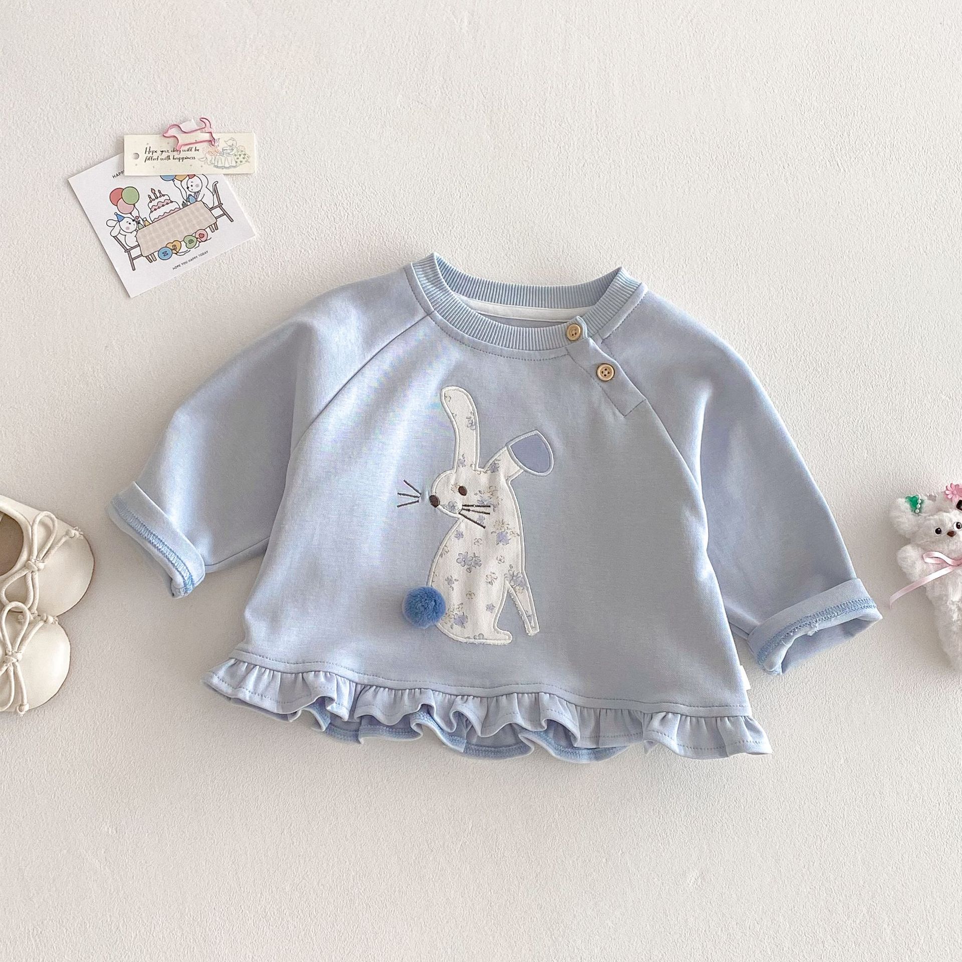 Baby Toddler Girl Rabbit Sweatshirt