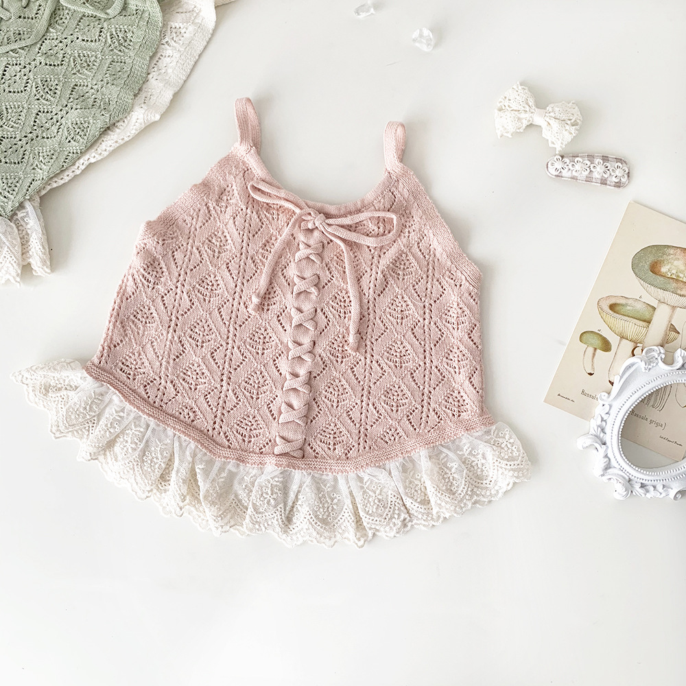 Baby Toddler Girl Lace Braided Vest