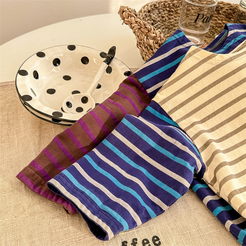 Toddler Contrast Striped T-shirt T-shirt