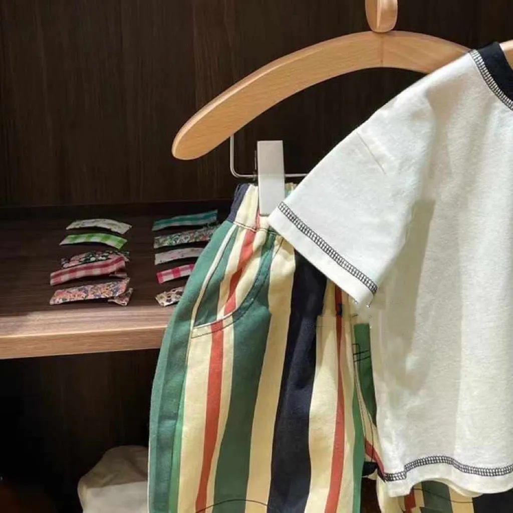 Toddler Boy 2 Pieces Stripe Shorts Set