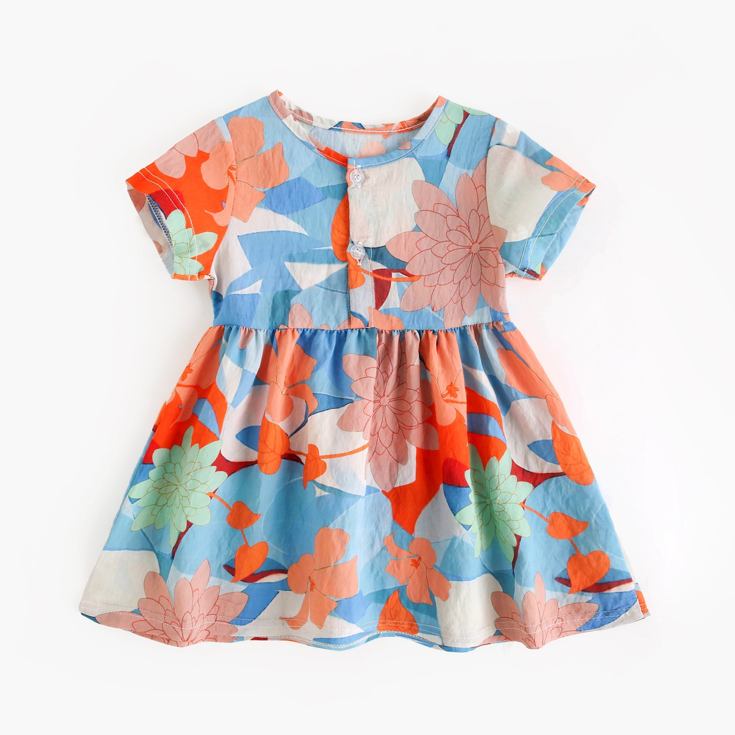 Baby Toddler Design Vintage Flower Dress