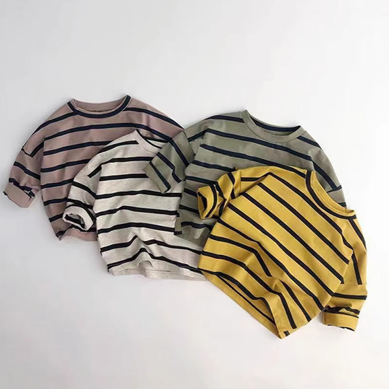 Toddler Boy Striped Long-Sleeved T-Shirt