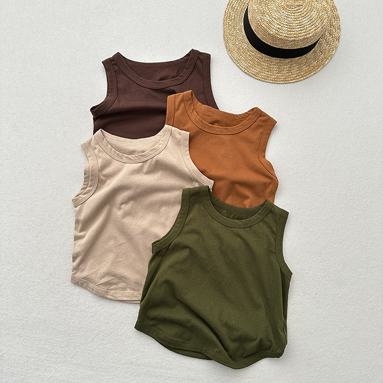 [Copy]Kid Solid Color and Stripe Tank