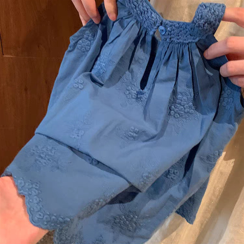 Toddler & Kids Blue Tank and Pants Set