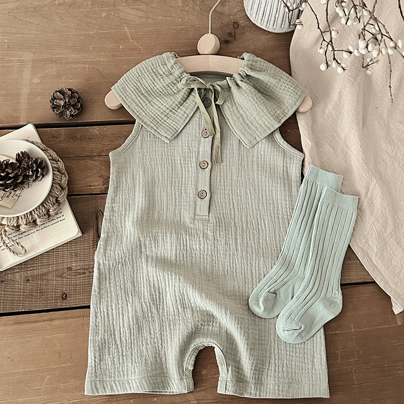 [Copy]Baby Girl Polka Dot Romper