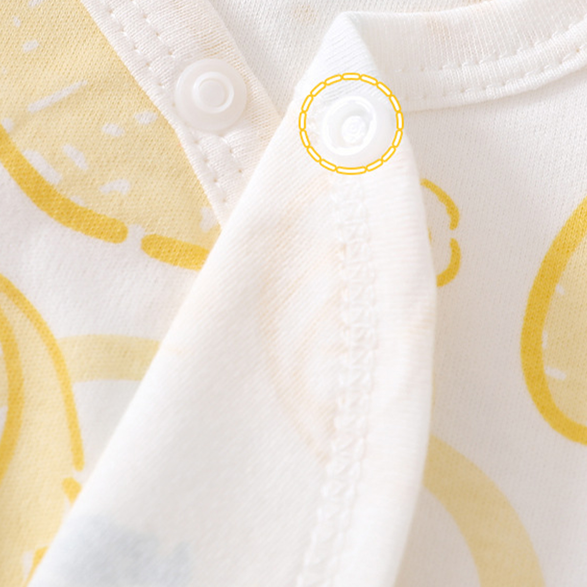 Baby Lemon Kimono Romper