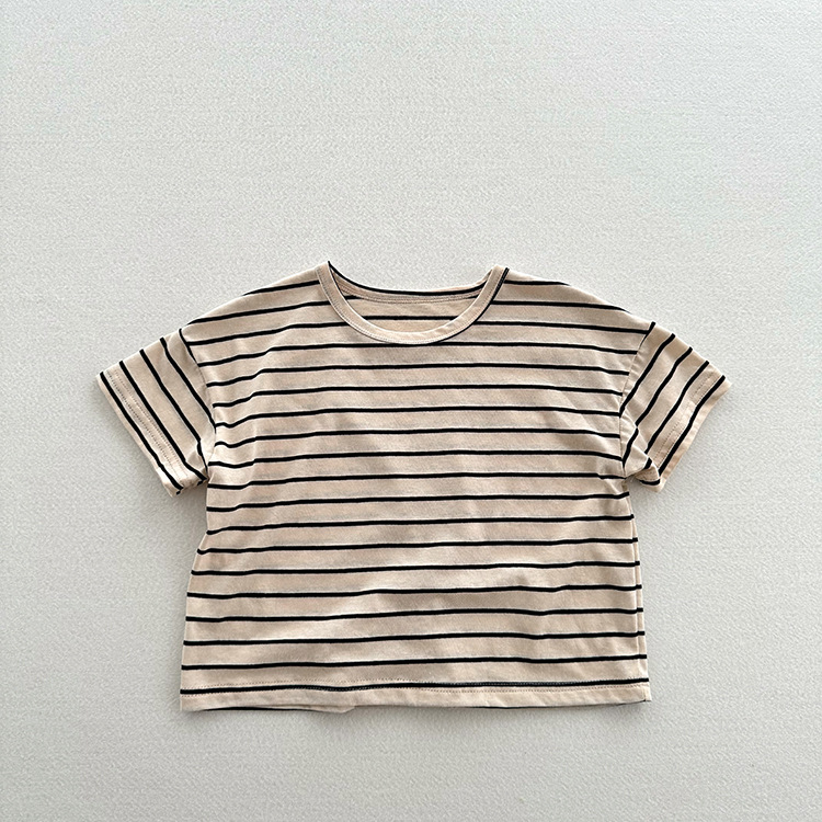 Kid Vintage Stripe Casual T-Shirt