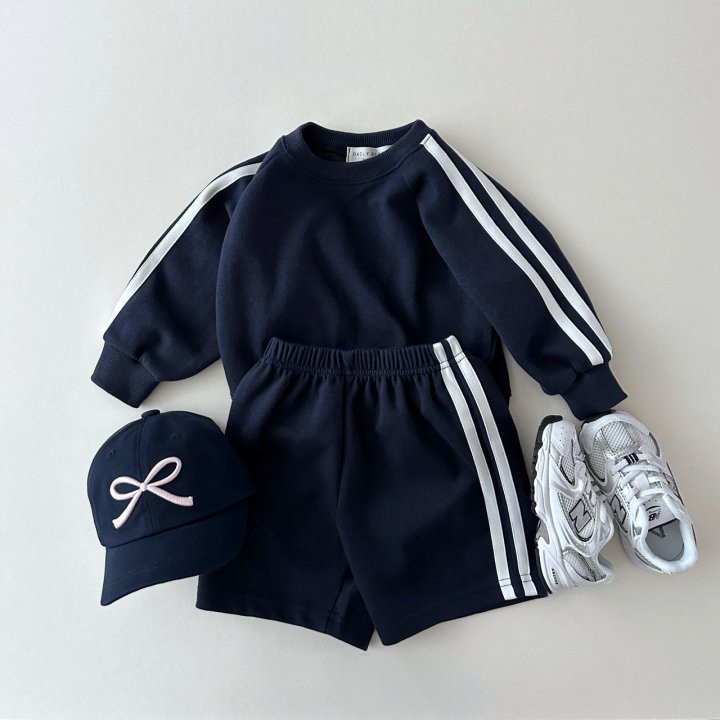 Baby Toddler Web Sweatshirt Shorts set