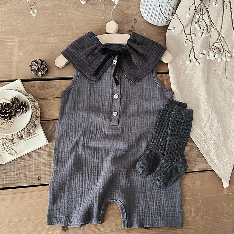 [Copy]Baby Girl Polka Dot Romper