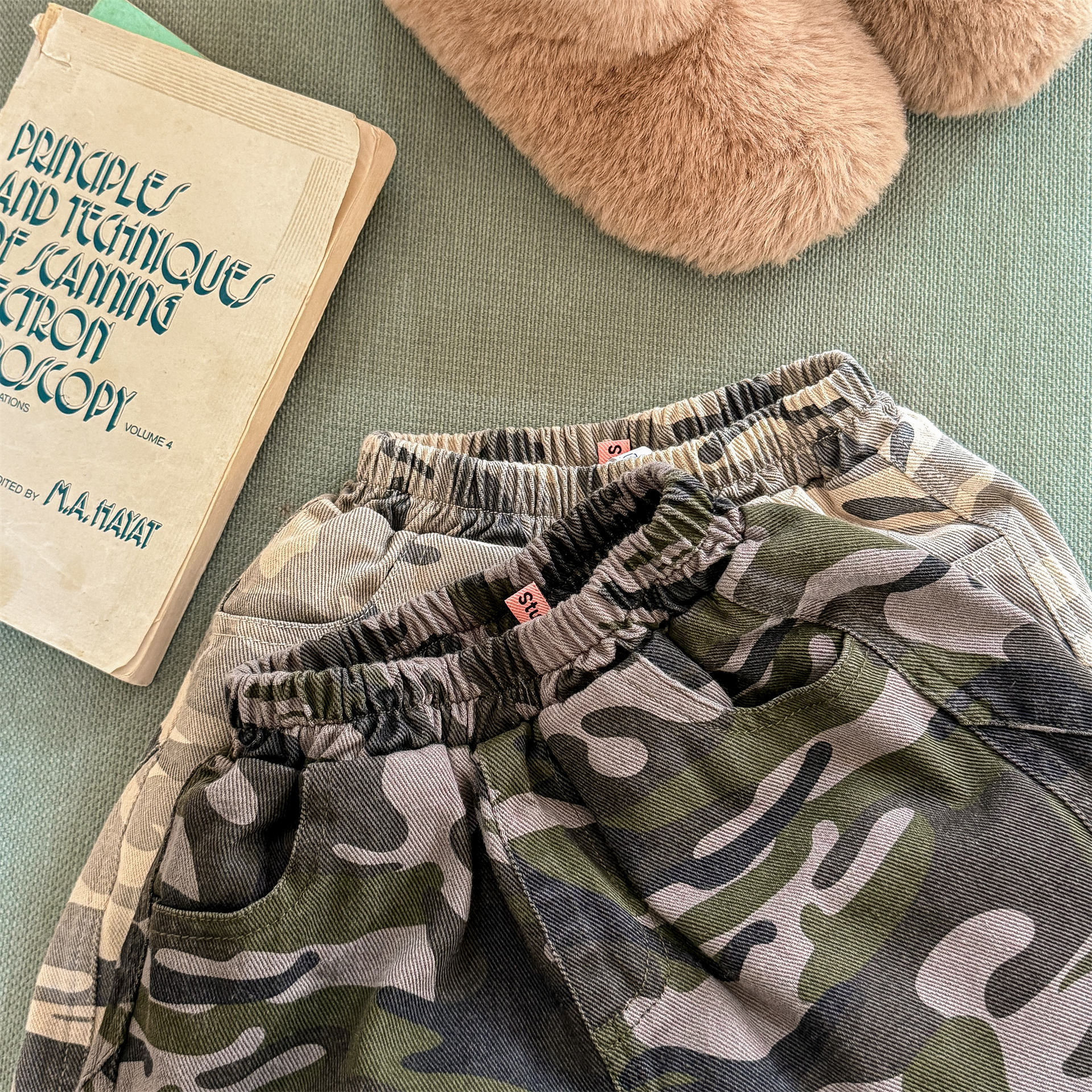 Kids Camo Warm Winter Casual Pants