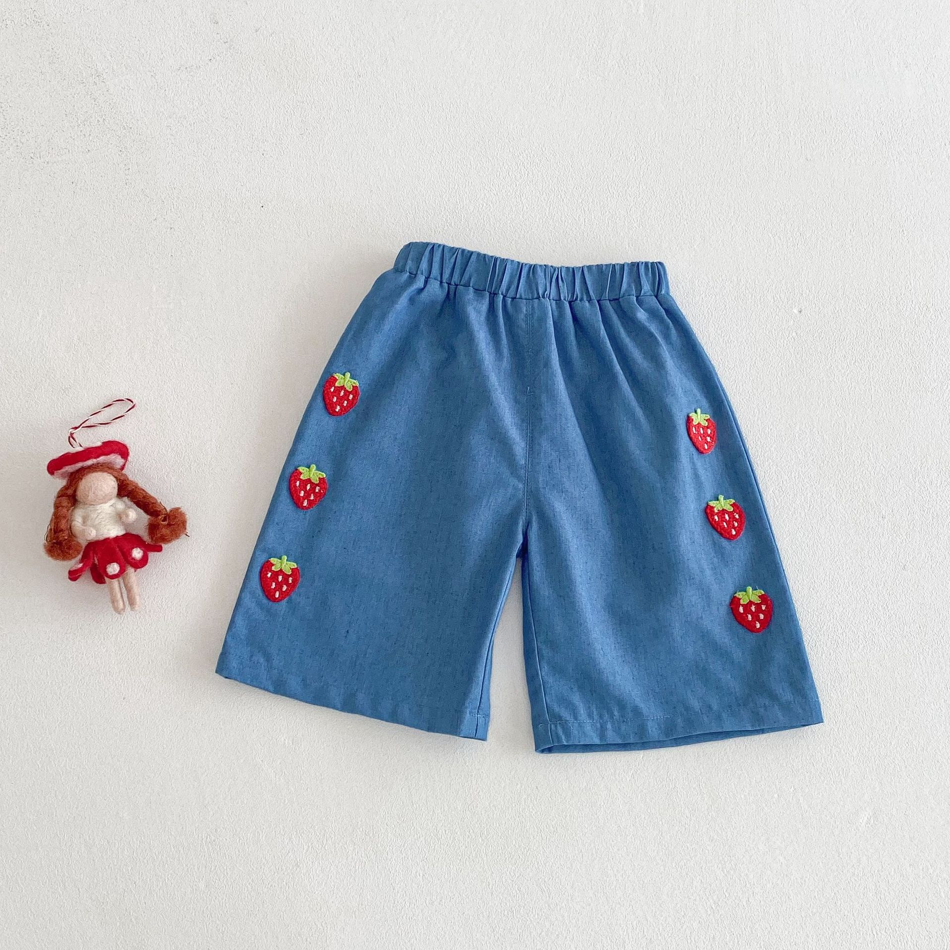 Baby Strawberry Knit Tank Top/Shorts