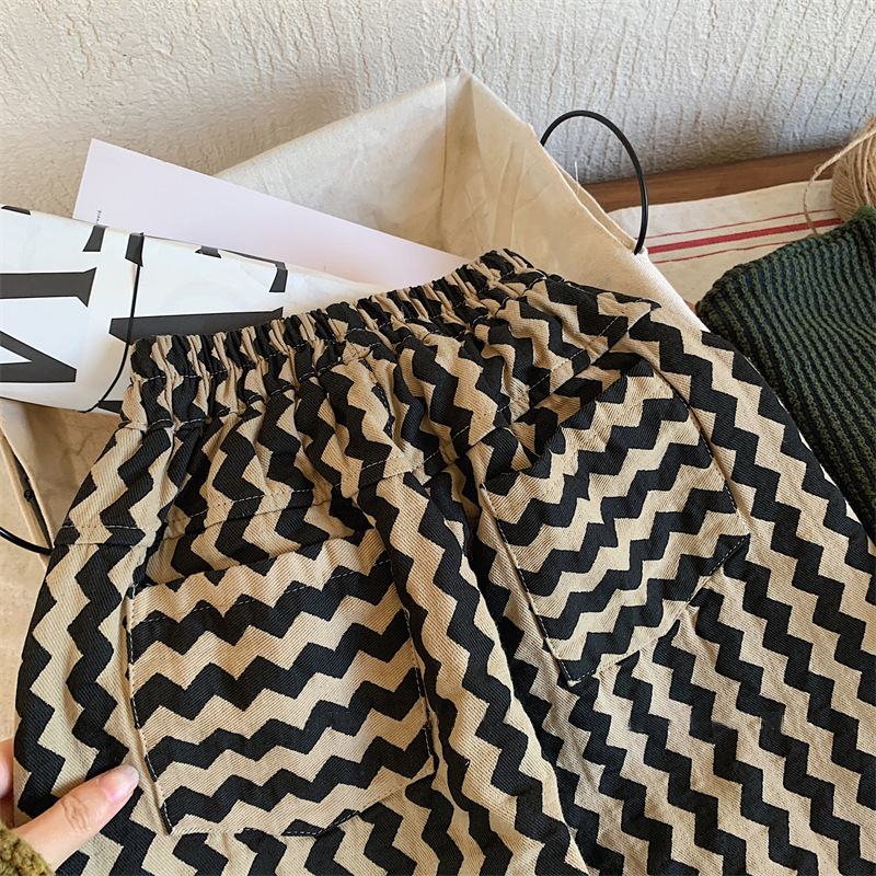 Toddler Wavy Grain Loose Pants