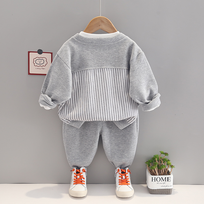 Toddler Boy 3-piece shirt, cardigan and pants set