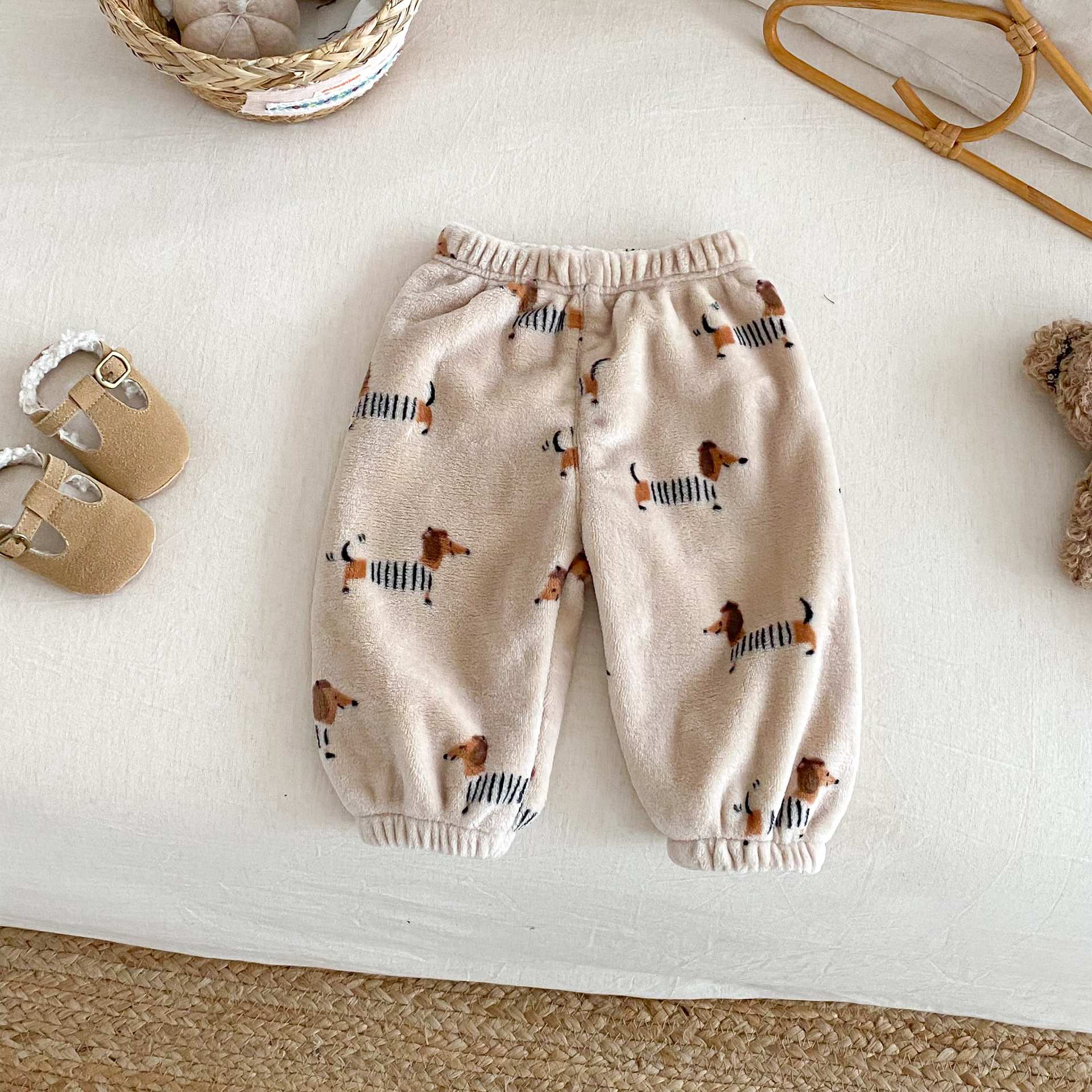 Baby Dogs Double Sided Fleece 2-piece Set