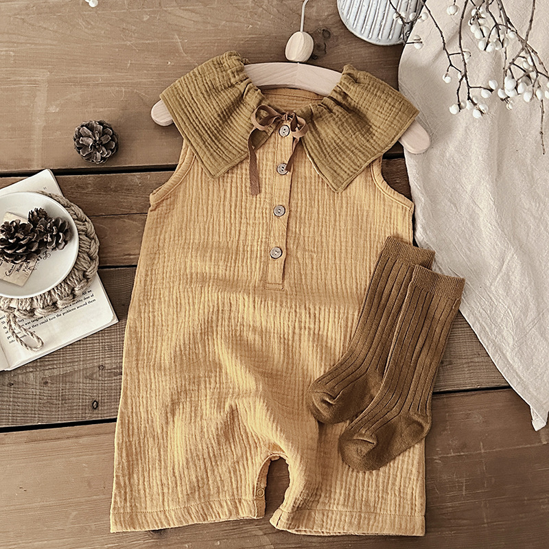 [Copy]Baby Girl Polka Dot Romper