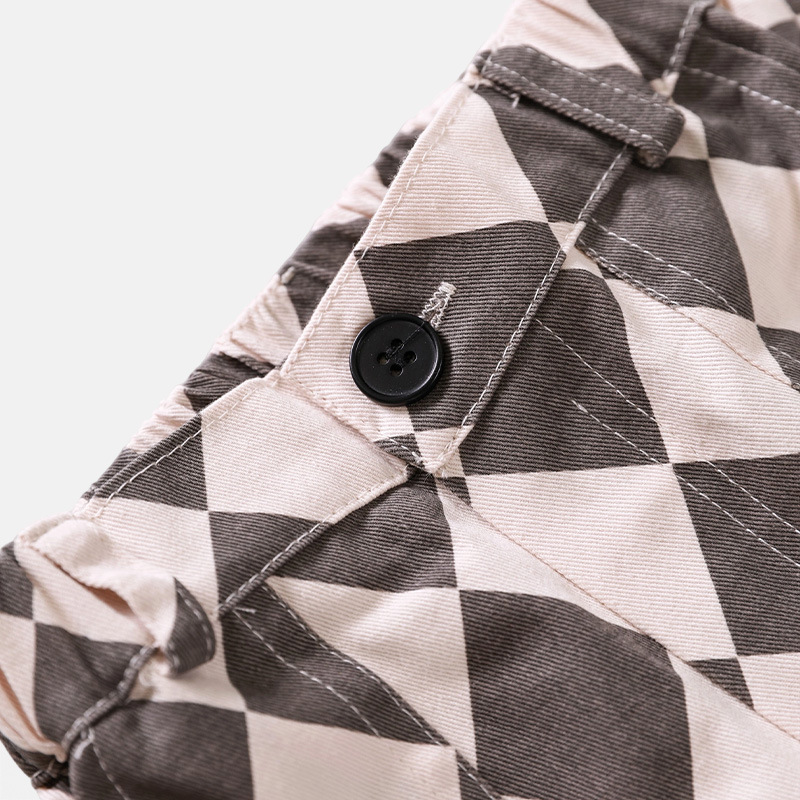 Toddler Diamond Checkerboard Shorts