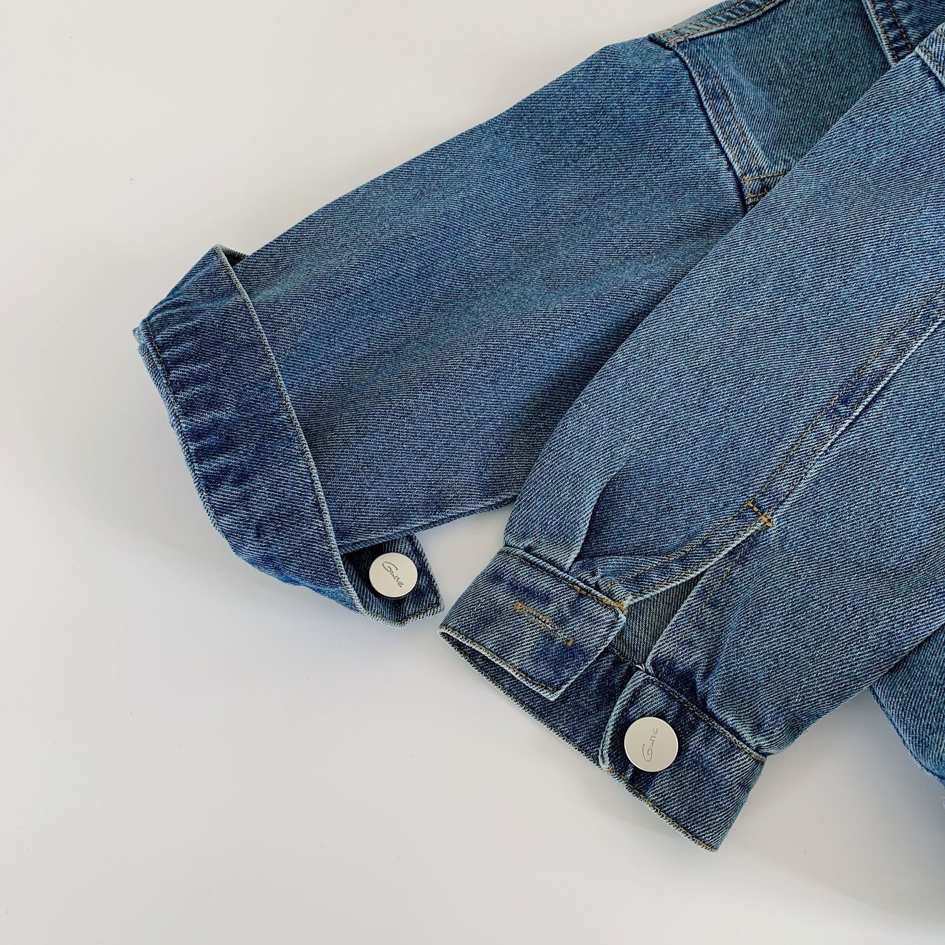 Toddler Dog Patchwork Denim Jacket 