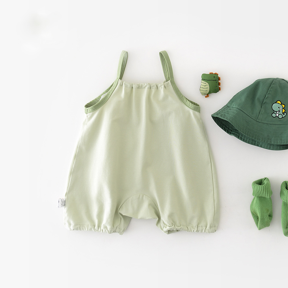Baby Crocodile Patch Romper