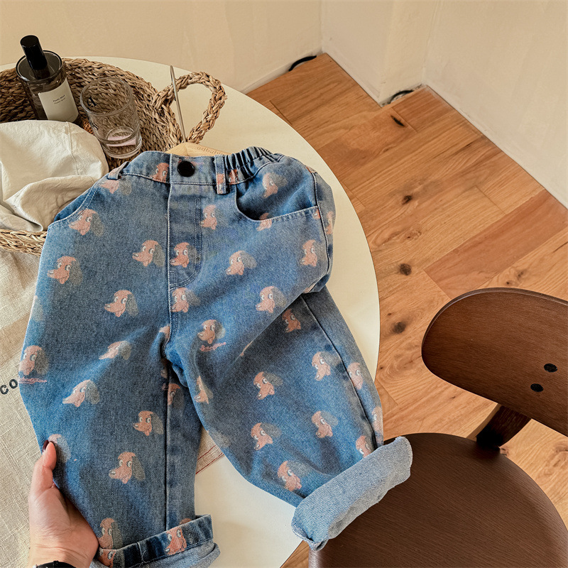 Kid Dog Casual Denim Pants